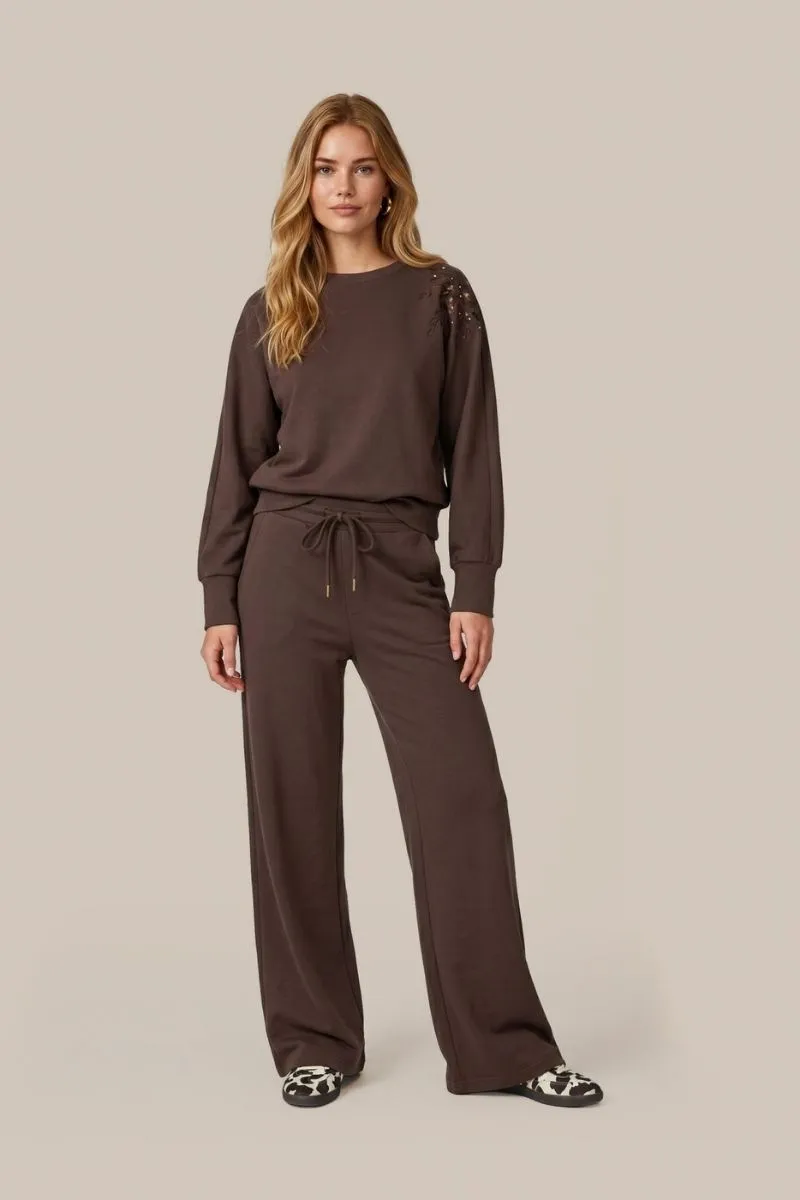 CS The Label Penelope Pants, kleur mocha brown, productfoto